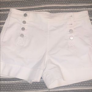 Loft white shorts